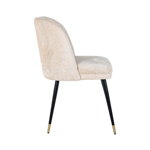 Axis White Chenille Chair